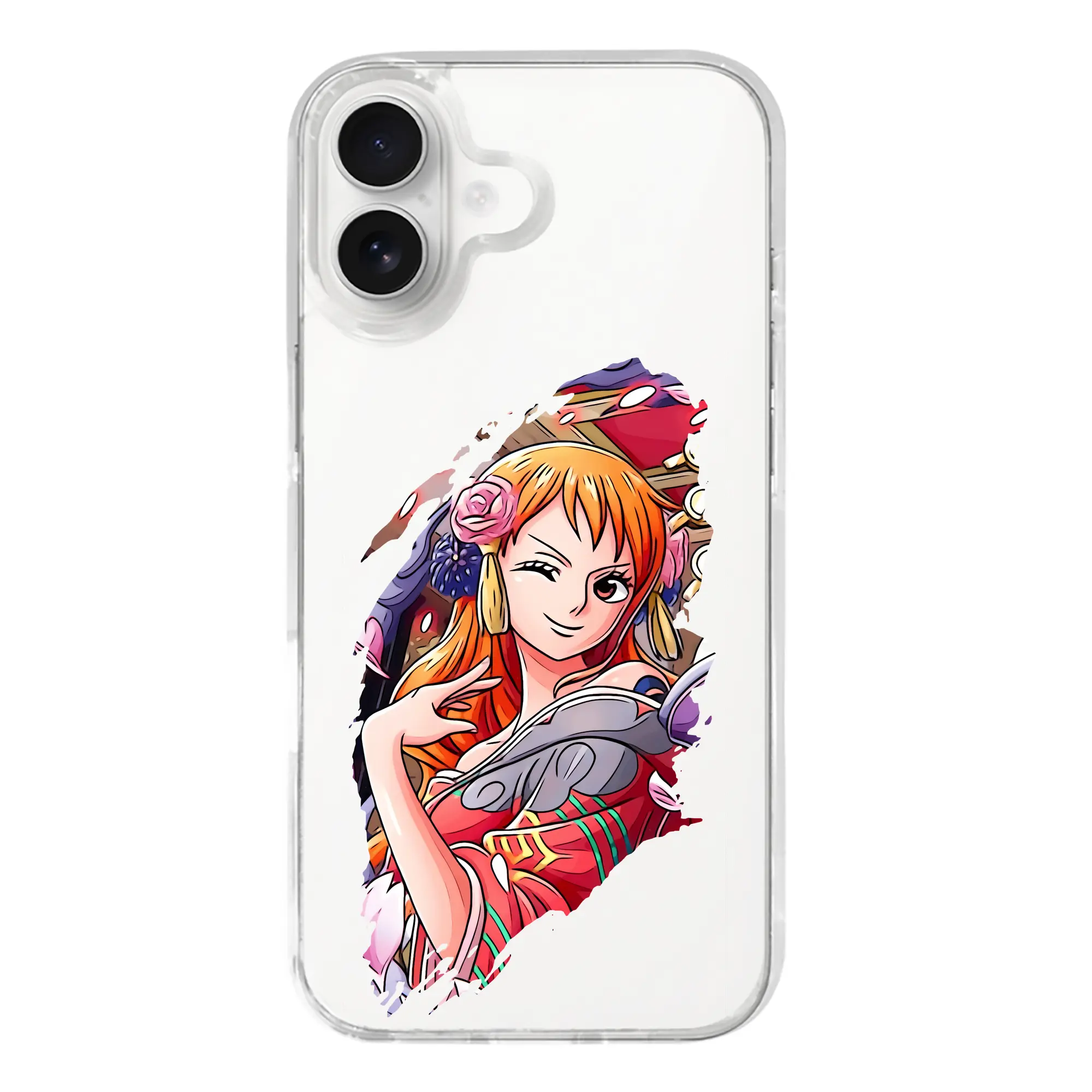 ワンピース グッズ ナミ - iPhone 17シリーズ 透明スマホケース – 薄型・耐衝撃・精密フィット保護カバー